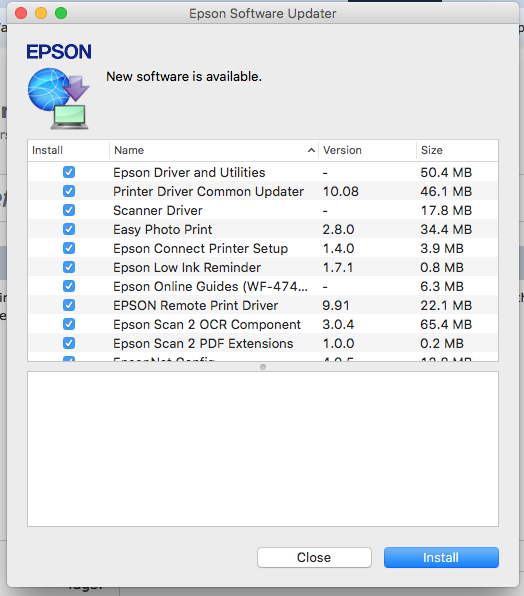 Epson Software Updater Mac Download